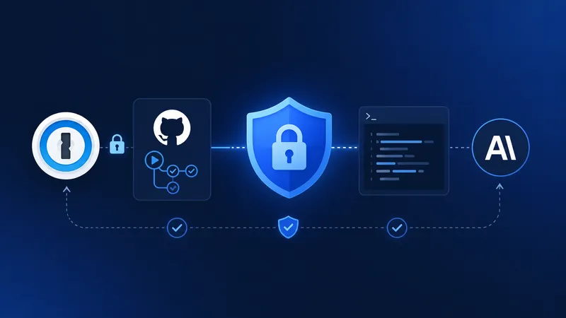 1Password + GitHub Actions + Claude Code — CI/CDパイプラインのシークレット漏洩を完全に防ぐ実践ガイド 2026